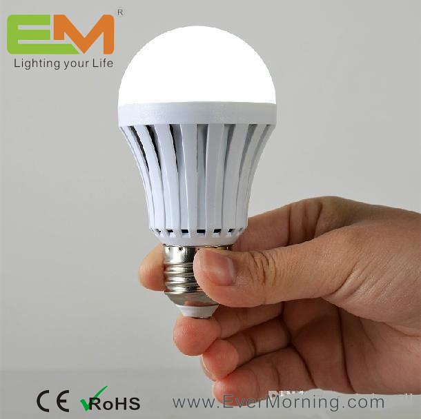 LED Smart Bulb 3W 5W 7W 9W 12W led emergency light rechargeable battery E27 Lamp for home 2835smd bombillas AC110V 220V CE ROHS
